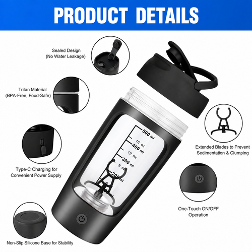 Mixora™ Electric Protein Shaker